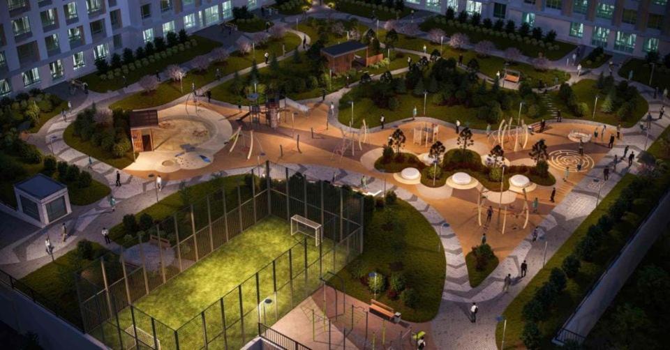 жк Grand Turan бизнес класса, 2х комнатная Apartment Nur-Sultan (Astana)